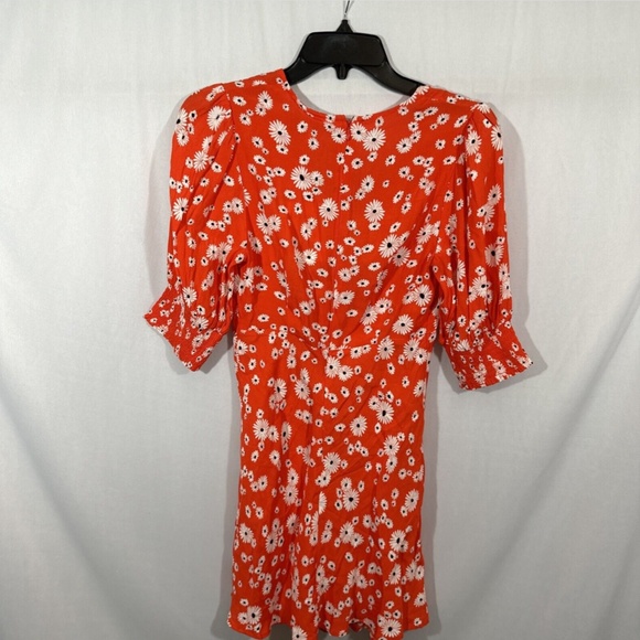 NWT $45 RIXO for Target [ 2 ] Floral Puff Sleeve Swing‎ Dress in Red Daisy - Picture 12 of 15